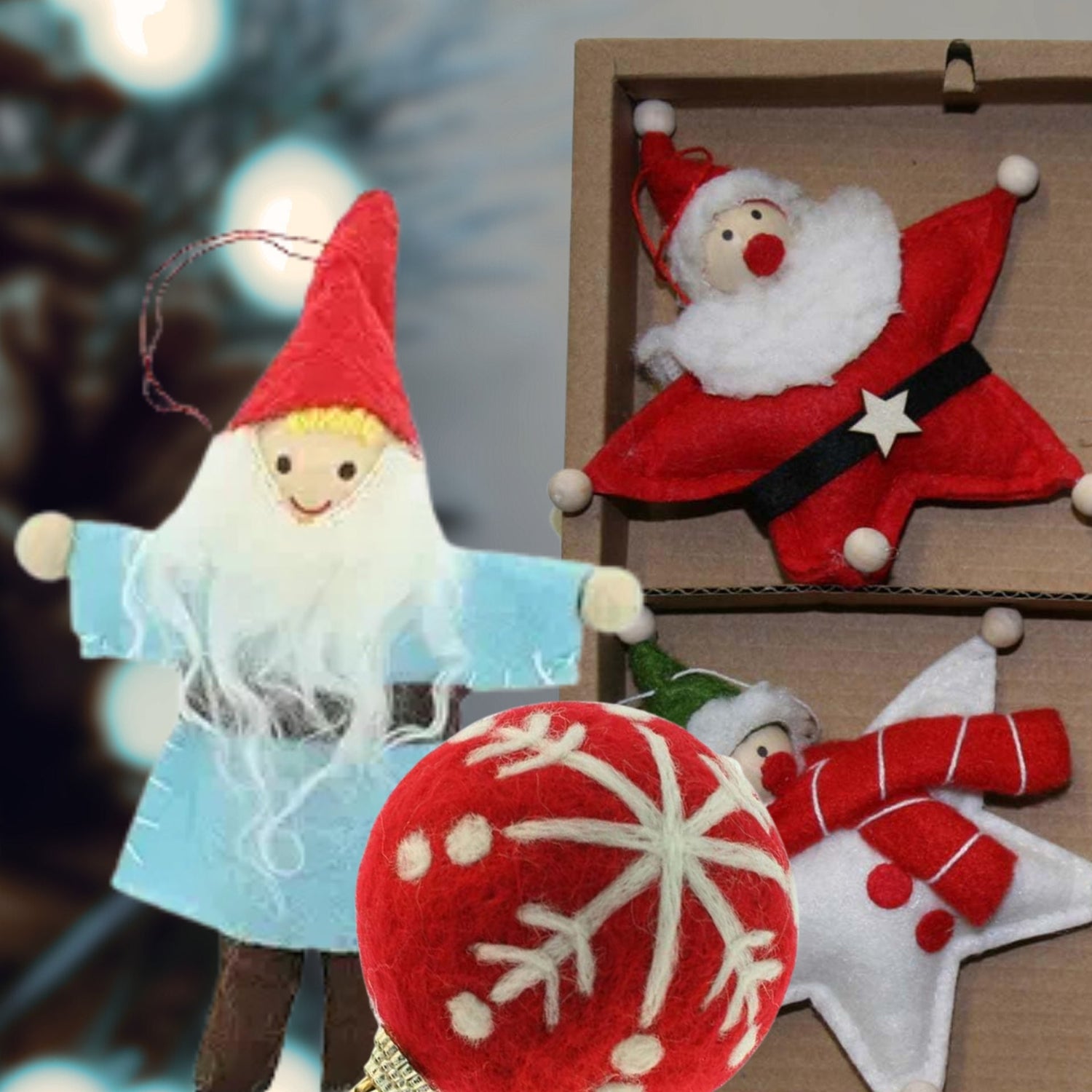 Felt and Fabric Ornaments