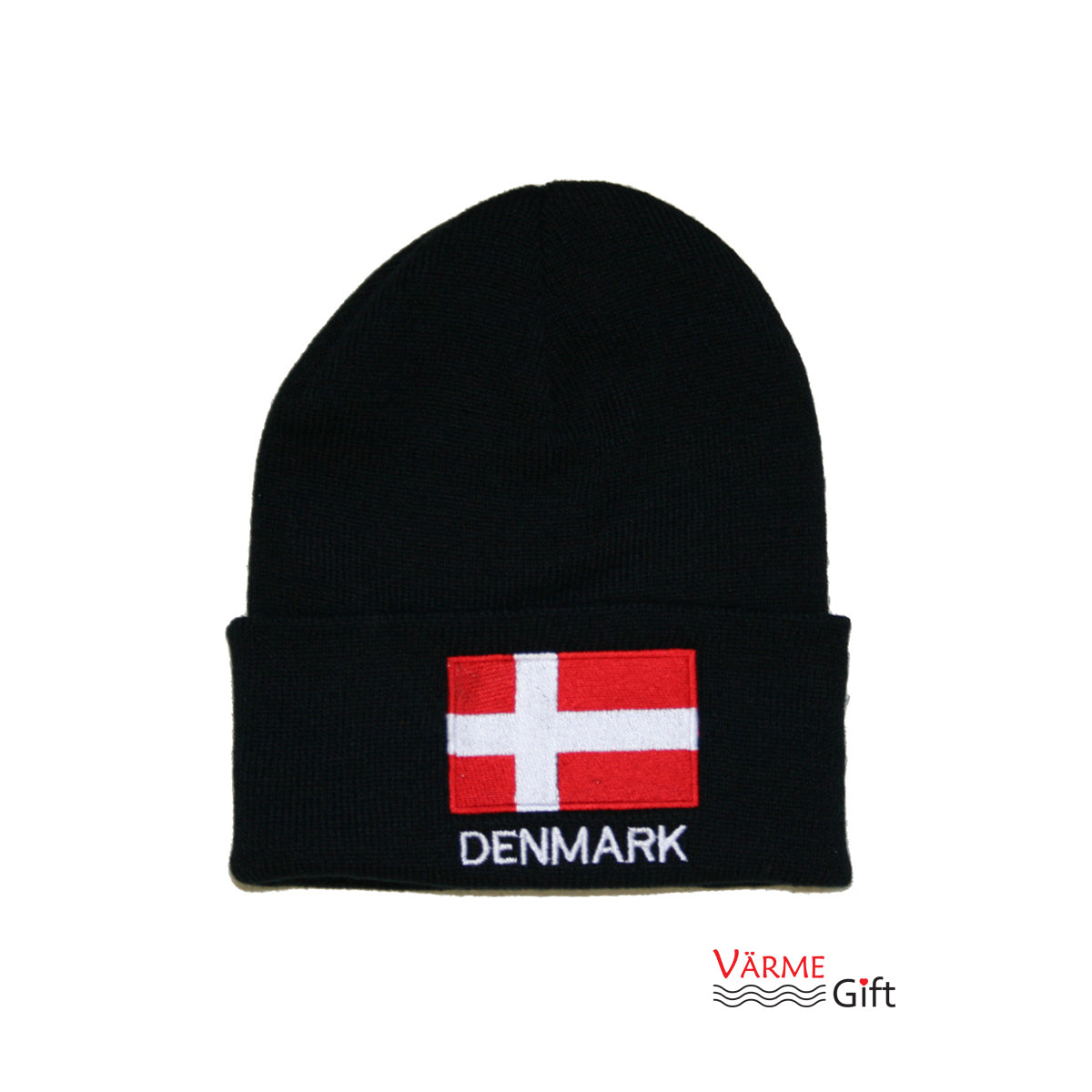 Denmark Flag Knit Hat/Winter Cap - One Size Fits All
