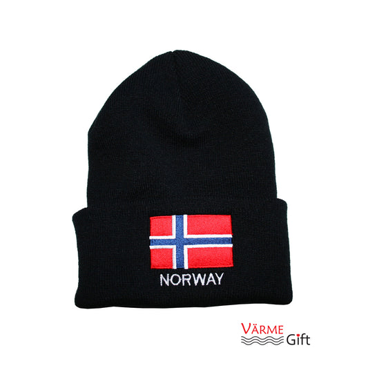 Norway Flag Knit Hat/Winter Cap - One Size Fits All
