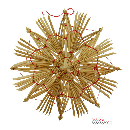 Straw Star Ornament Decoration - 7"