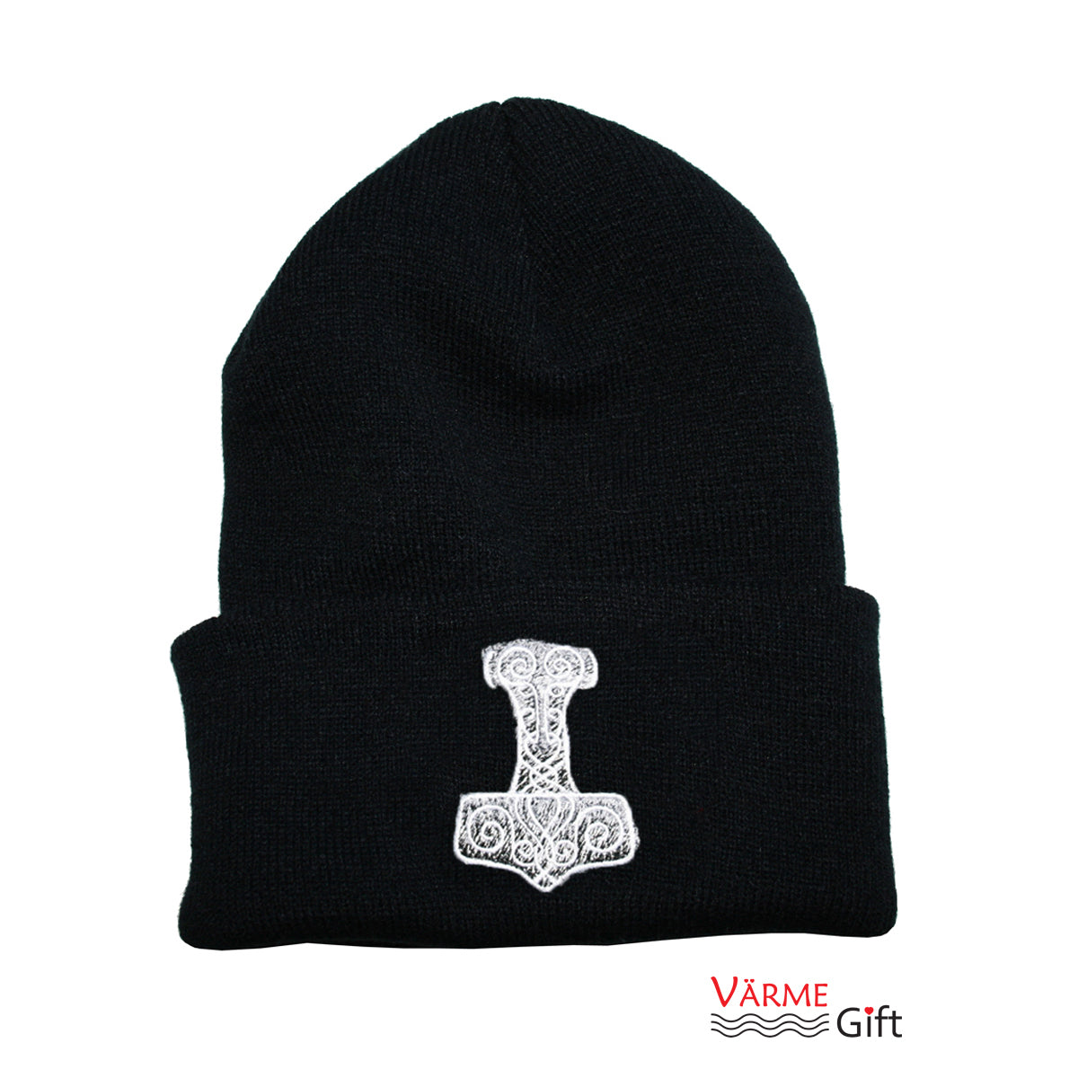 Thor's Hammer Knit Hat/Winter Cap - One Size Fits All